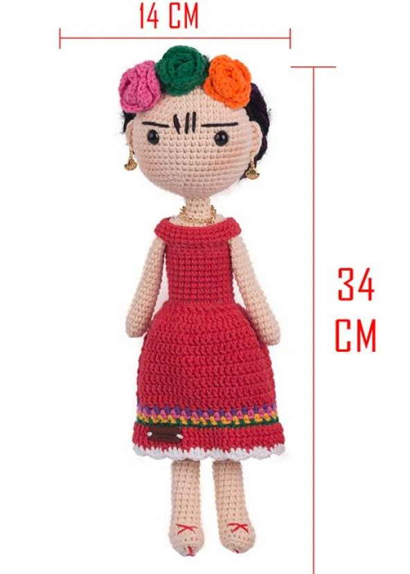 Amigurumi Organik Oyuncak-Uyku Arkadaşı -Örme Bebek - 6