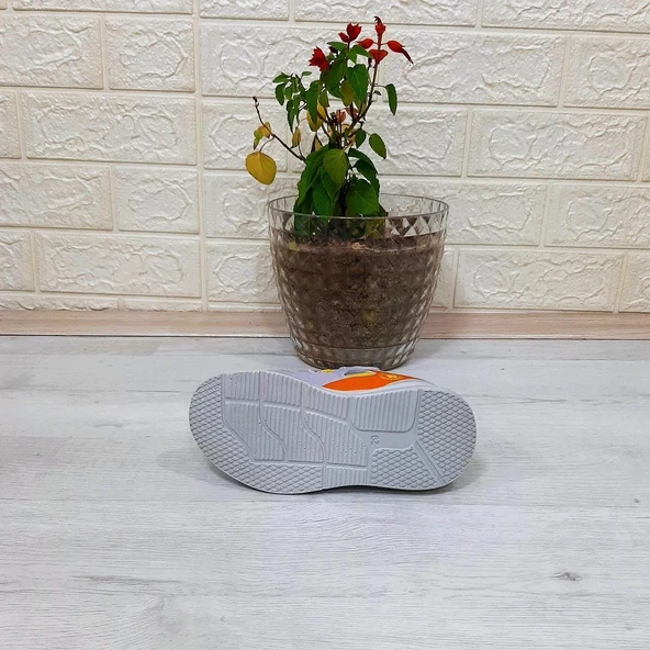 Tiwitto 86924 Gri Sarı Cırtlı Lastikli Erkek Çocuk Spor Ayakkabı - 7