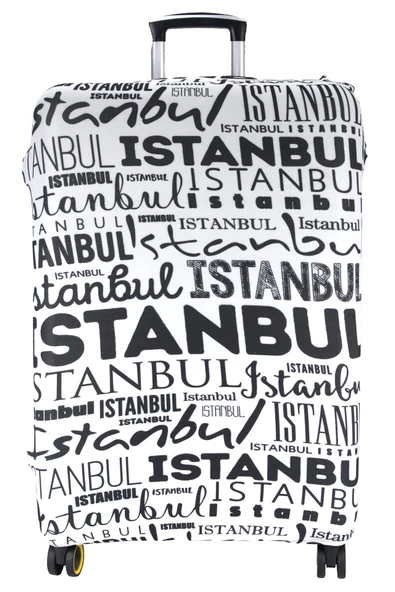 (My#79 İstanbul Yazılar) VALİZ İÇİN KILIF - 3