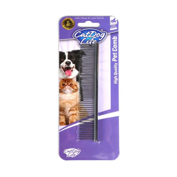 Doglife Kedi ve Köpek Metal Tarak S