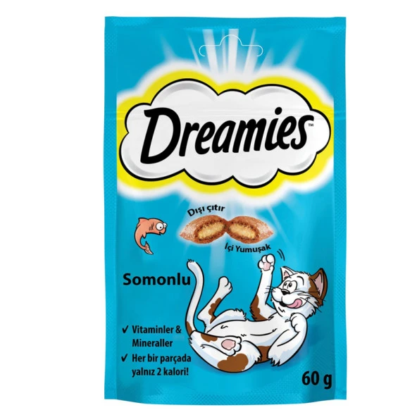 Dreamies Somonlu Kedi Ödülü 60 Gr