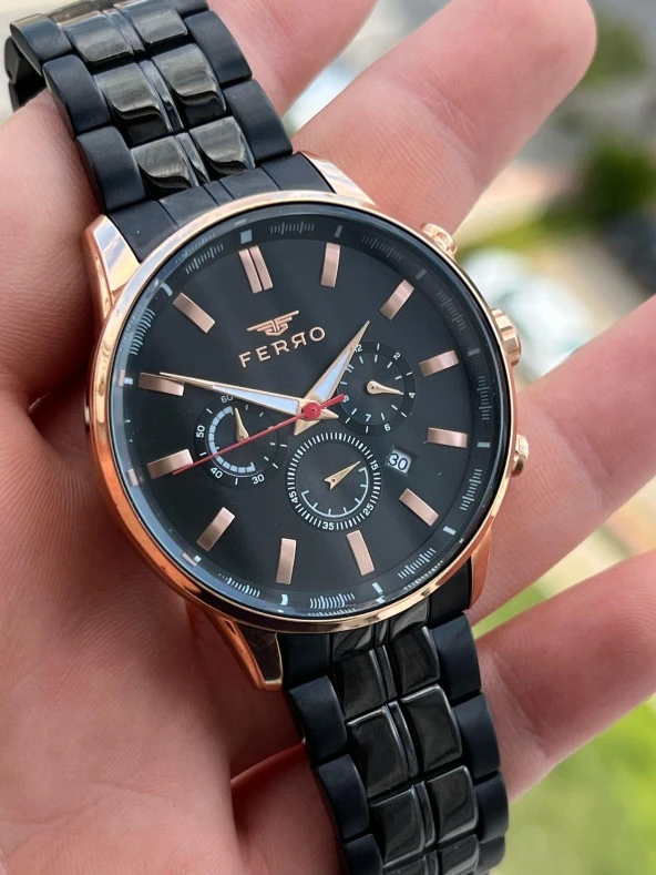 İç Fonksiyonları Aktif Chronograph 30 Mt Su Geçirmez Erkek kol Saat xf006 - Resim 3