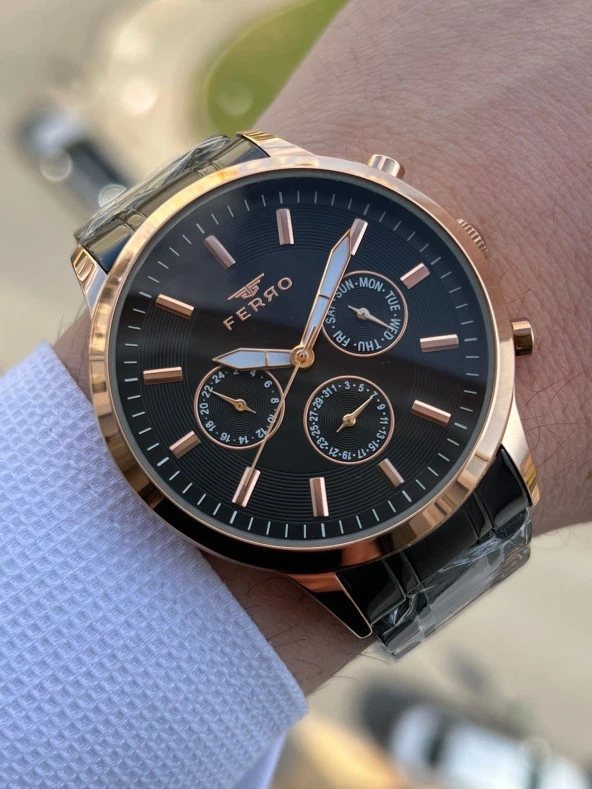 İç Fonksiyonları Aktif Chronograph 30 Mt Su Geçirmez Erkek kol Saat xf007