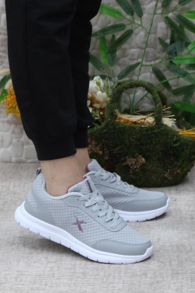 Kinetix Lena Tx W 4FX Gri Beyaz Orijinal Ürün Kadın Spor Ayakkabı ürün görseli