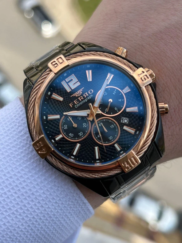 İç Fonksiyonları Aktif Chronograph 30 Mt Su Geçirmez Erkek kol Saat xf009 ürün görseli