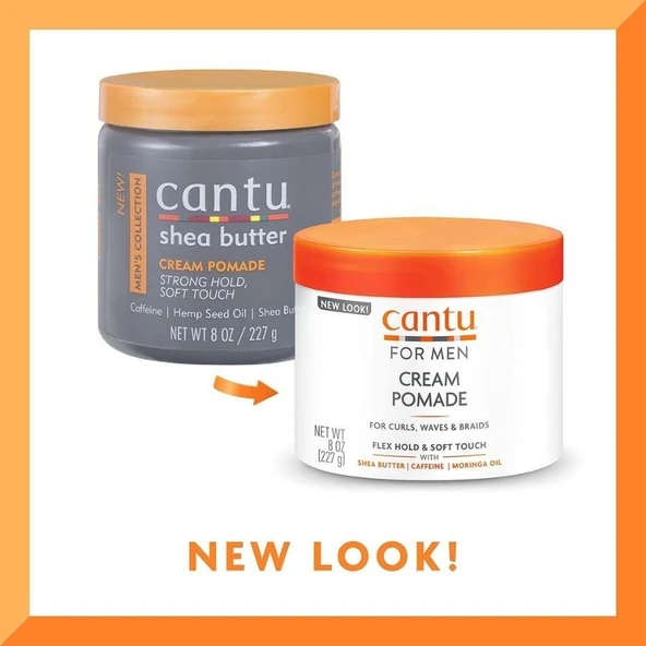 Cantu Sea Butter Cream Pomade Erkeklere Özel Saç Şekillendirici Pomad 227 gr - Resim 2