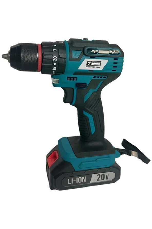 Catpower 1320 Akülü Darbeli Vidalama Li-ion Kömürsüz Çift Akü CAT1320