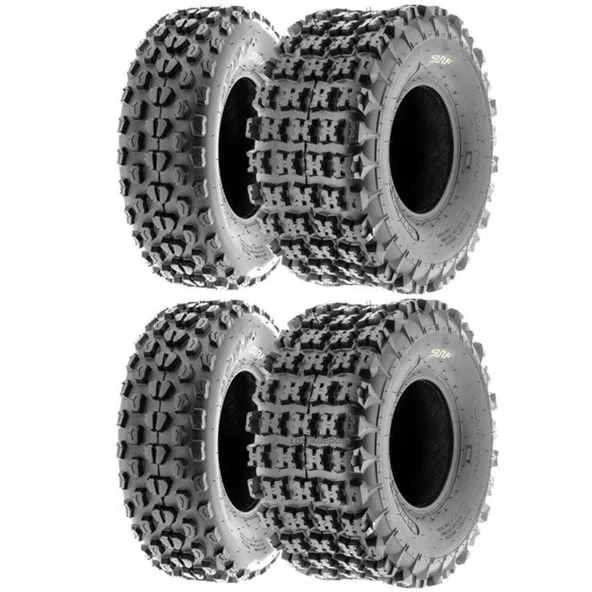 21x7-10 20X10-10 Sunf Set A017 - A027 6Kat Takımı Ön Arka Atv Lastiği