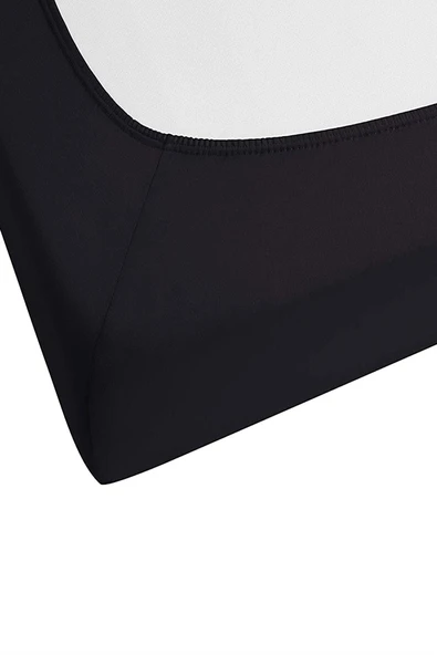 180 x 200 Cm Düz Pamuklu Çift Kişilik Lastikli Fitted Penye Çarşaf - 10