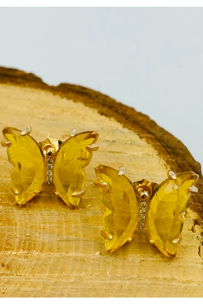 Gold Renk Figürlü Çelik  Küpe ürün görseli 1