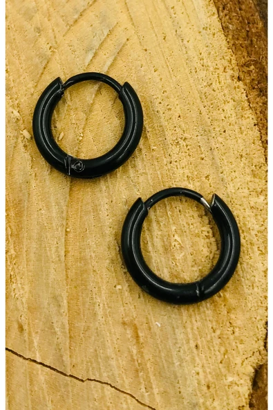 Gümüş Renk Figürlü Çelik  Küpe ürün görseli 1