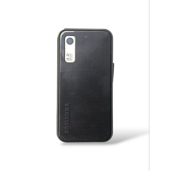 Samsung S5233 Kasa Samsung S5230 Uyumlu Siyah Renk Orta Kasa Ön Arka Kapak Tuş Takımı - 2