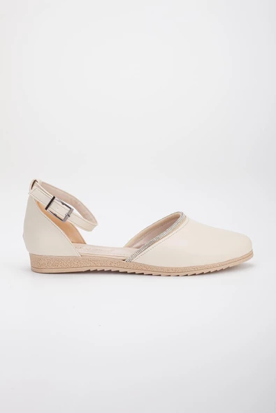 Yüzü Düz Karnı Yarık Model Baretli Ten Kadın Babet - Resim 3