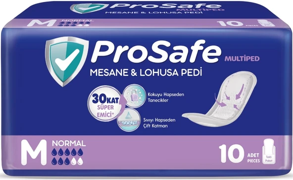 Prosafe Mesane & Lohusa Pedi  M-Orta Normal 90 Adet (9PK*10) - 2