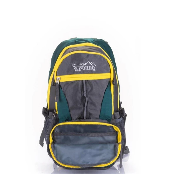 Young 40156 Bisiklet Paten Kaykay Sırt Çantası Yeşil - Resim 5