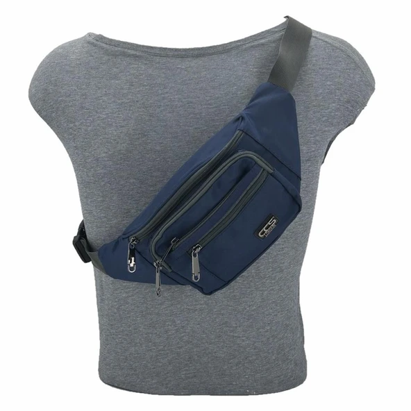 Ççs London 31391 Bel Çantası Lacivert - Resim 10