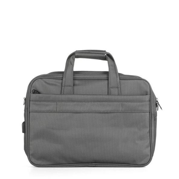Ççs 71241 Omuz Askılı Laptop ve Evrak Çantası Gri - 3