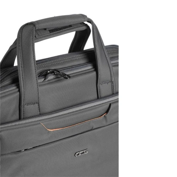 Ççs 71241 Omuz Askılı Laptop ve Evrak Çantası Gri - 6