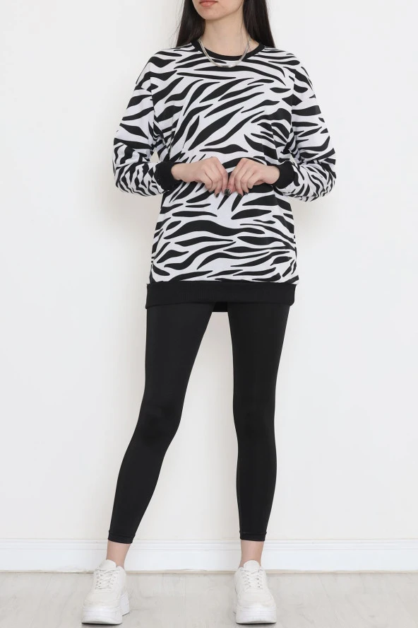 Desenli Crop Sweat Zebra - 12439.1567.