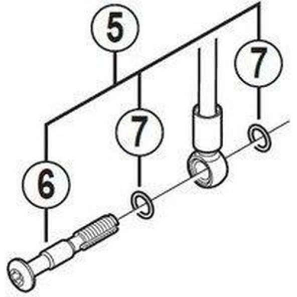 Shimano Deore XT Banjo Vida ve O-Ring Brm985 Brm8000 Y8JA98030 - Resim 4