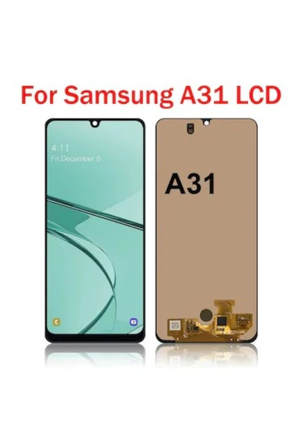 Samsung A31 SERVİS Dokunmatik ekran (Siyah)