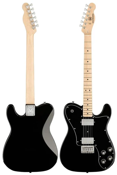 Maxword TLX-60BK-50AMP Telecaster Maple Klavye HH 50W Amfili Elektro Gitar Seti - Resim 5