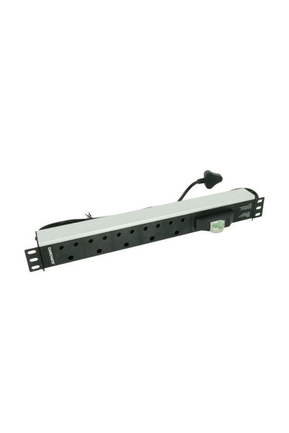 1,5U 19" 5xSouth Africa Tip 16a Devre Kesici South Africa Fiş PDU 1,5m - 1
