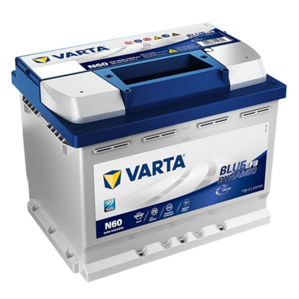 VARTA AKÜ 12V 60 AMPER  640A EN EFB START STOP N60