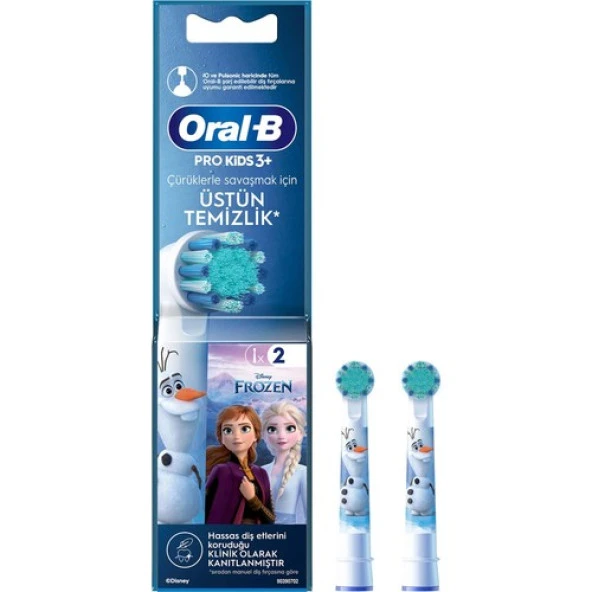 Oral B Oral-B Şarjlı Diş Fırçası Yedek Başlığı Frozen 2 Adet Ürün