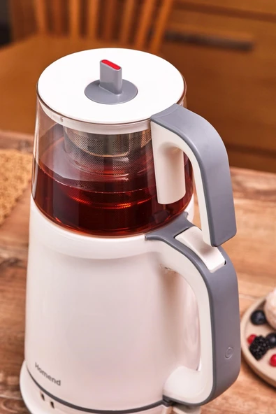 Homend Royaltea 1745H 1800 W Cam Demlikli Çay Makinesi - 3
