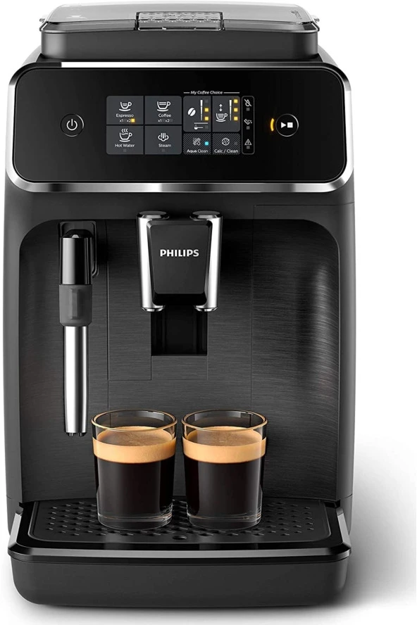 Philips 2200 Series 1500 W, 5000 Bardak, Dokunmatik Espresso Makinesi, Siyah