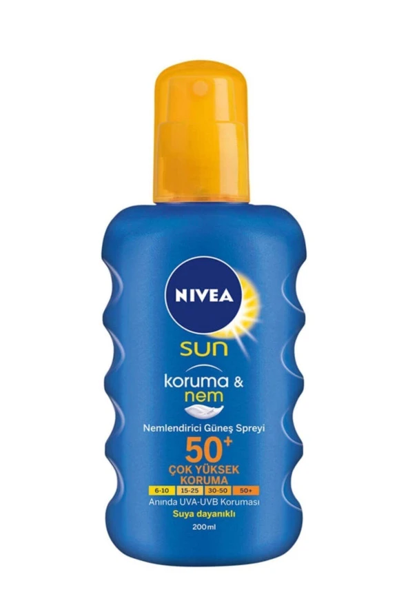 NIVEA Sun Kids Nemlendirici Güneş Spreyi Spf50+ 200 Ml