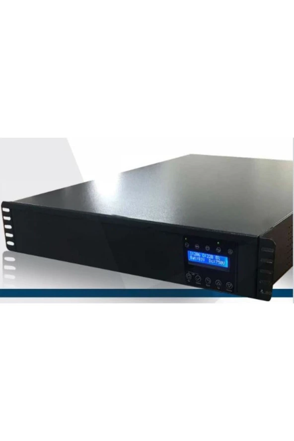 1KVA Raf Tipi Çevrimiçi UPS with 1-ph IN & 1-ph OUT 230VAC