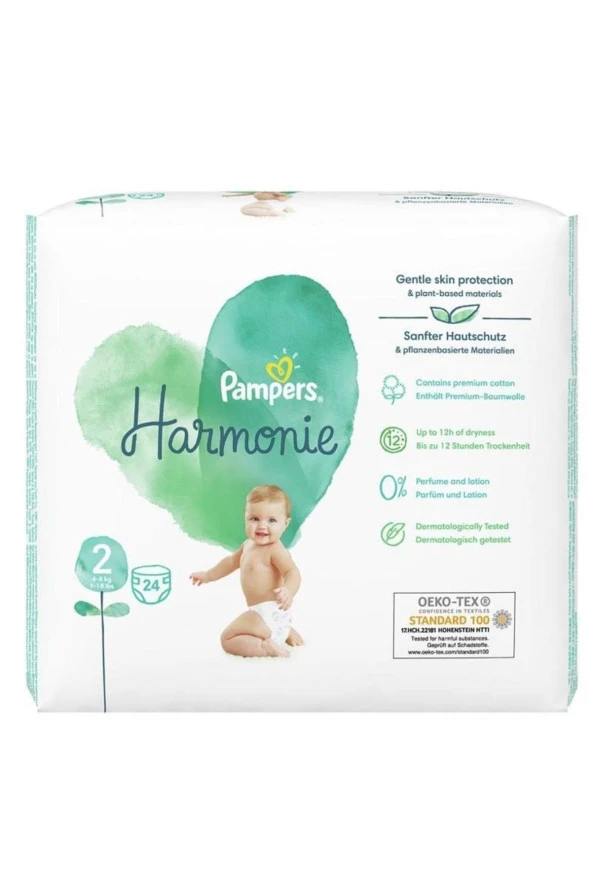 Prima Pampers Harmonie Bebek Bezi 2 Beden 24 Adet