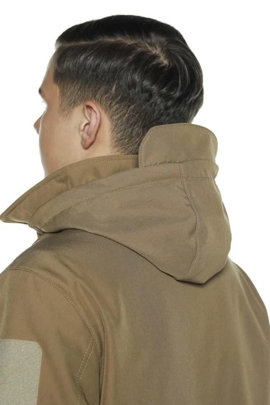 Single Sword Su Geçirmez Outdoor Softshell Taktik Erkek Mont - 4