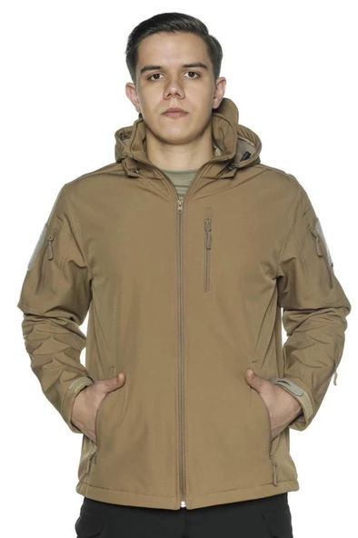 Single Sword Su Geçirmez Outdoor Softshell Taktik Erkek Mont