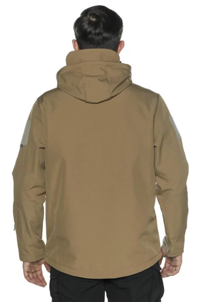 Single Sword Su Geçirmez Outdoor Softshell Taktik Erkek Mont - 3