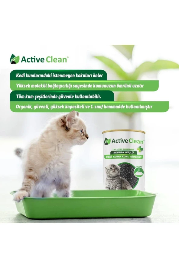 Active Clean Plus Kedi Kumu Koku Giderici 420 Gr - 5