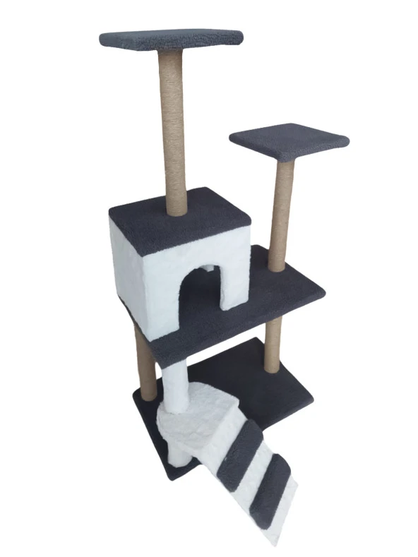 Hamaklı Kedi Evi Kedi Tırmalama Evi Ve Oyun Platformu - 5