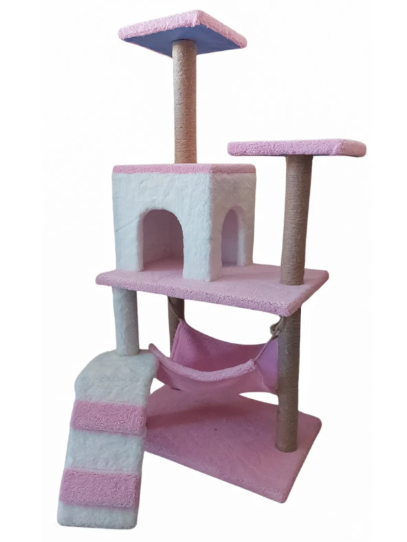 Hamaklı Kedi Evi Kedi Tırmalama Evi Ve Oyun Platformu - 5