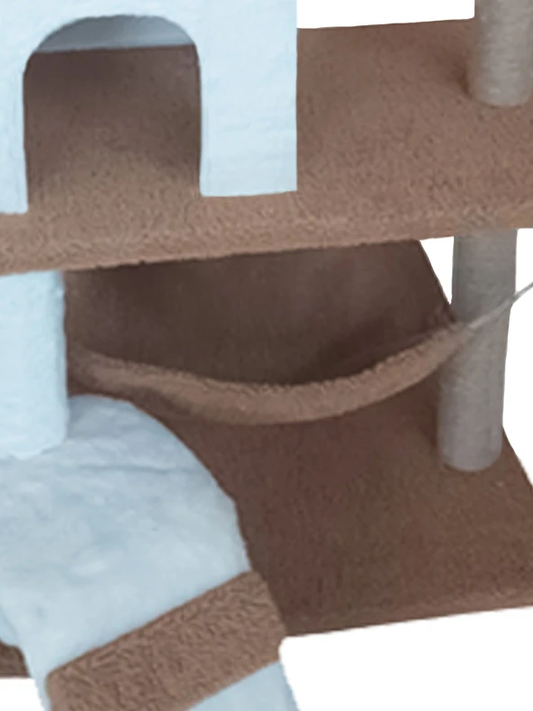 Hamaklı Kedi Evi Kedi Tırmalama Evi Ve Oyun Platformu - 7