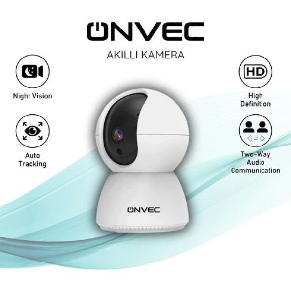 Onvec 2gen Tuya Wifi Destekli 1080P Akıllı Kamera