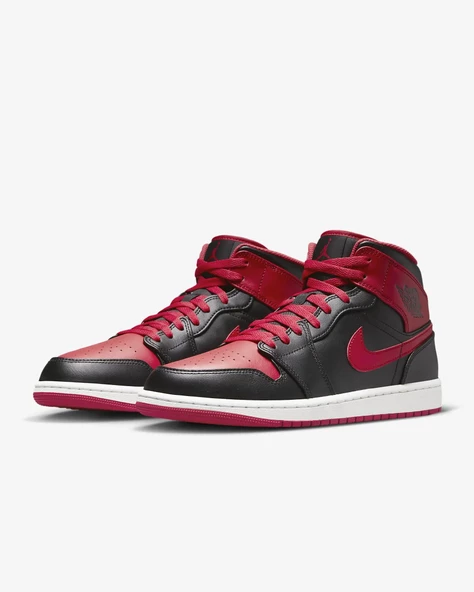 NİKE AİR JORDAN 1 MİD ALTERNATE BRED 2022-DQ8426-060 - 4