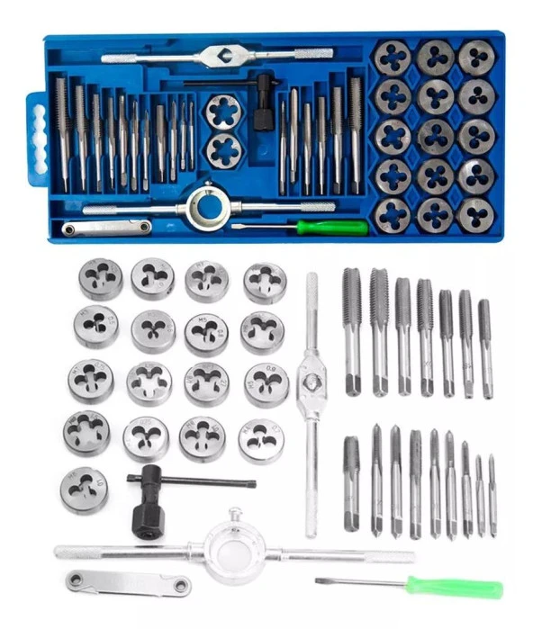 Valkyrie 40 Parça Klavuz Pafta Seti Metrik Set M3-M12 Arası 40lı Takım - 2