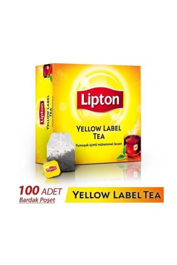 LİPTON Yellow Label Bardak Poşet Çay 100 'Lü