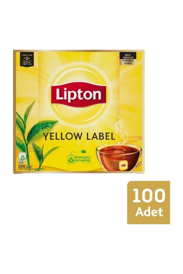 LİPTON Fs Yellow Label Bardak Poşet Çay 100Lü