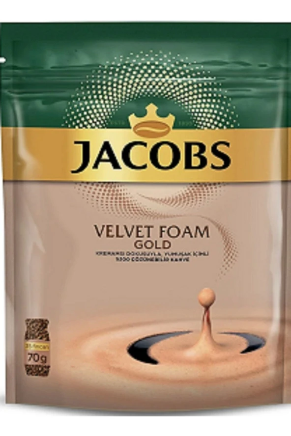 JACOBS Velvet Foam Gold 70 Gr Poşet