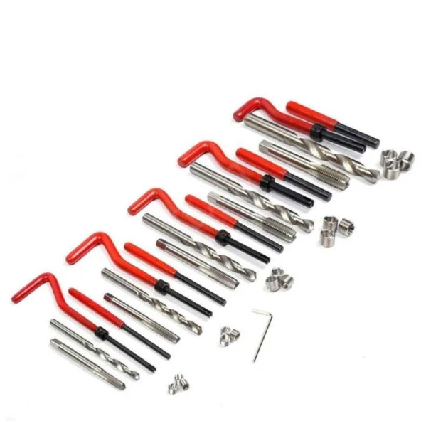 Valkyrie 131 Parça Diş Açma Helicoil Vida Tamir Onarım Seti M5-M12 Profesyonel 1. Kalite - 8