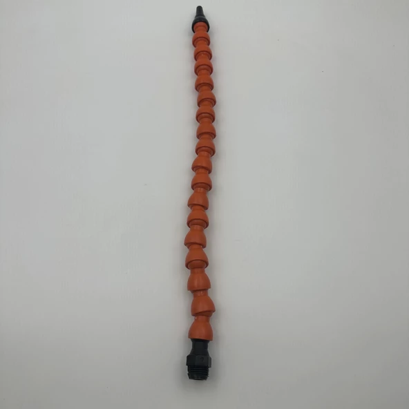 3/8 SPRAL BOR YAĞ HORTUMU DÜZ - Resim 3