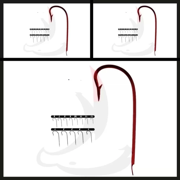 Uyguna-Yakala 100'lü 15220 No: 5 Kırmızı İğne-İĞN.605 - Resim 2